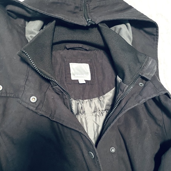 Bench Women’s Hooded Double Breasted Jacket - Picture 3 of 12